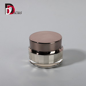 Frasco de crema cosmética floz con tapa de color metálico, frasco transparente de diamante de alta calidad, doble pared, acrílico, 30g, 50g, <span class=keywords><strong>1</strong></span> unidad - Product Image 6
