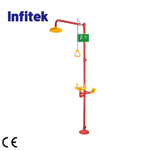 Infitek Eye Wash Shower Safety Station Emergency Shower with Eye Washer