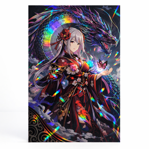 Stampe Artistiche Personalizzate in Lamina Olografica Anime, Poster Digitale Olografico su Carta, Poster con Stampa di Design Vibrante per Fumetti, <span class=keywords><strong>Manga</strong></span> e Animazione - Product Image 1