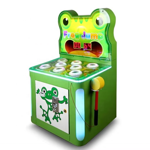 Tablero de juego Arcade de alta ganancia Crazy Hitting Frog Jump para niños, máquina de juego de mesa Crazy Hitting Frog, pago de monedas, diversión divertida - Product Image 1