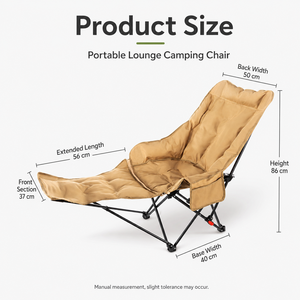 Chaise pliante inclinable portable, réglable pour s'asseoir et se reposer, idéale pour le camping en plein air, la pêche, les pique-niques, la sieste au bureau et les loisirs - Product Image 4