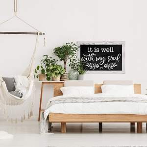 Letrero de <span class=keywords><strong>pizarra</strong></span> con marco de madera blanco de doble cara personalizado moderno Vertical para Bistro Bar sándwich menú boda acera arte - Product Image 2