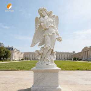 Estatua de Ninfas de Mármol de Tamaño Real con Diseño Personalizado MILY para Decoración de Jardín Exterior - Product Image 1