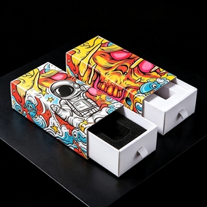Custom Biodegradable Cardboard Packaging Sliding Drawer Gift Paper Boxes <b>For</b> Cosmetics Essential Oil Skin Care Serum Packing - Product Image 5