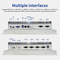 Panel PC Industrial Todo en Uno con Pantalla Táctil Capacitiva de 10 Puntos, I5-7200U, 8GB de RAM, 256GB de Almacenamiento, 2xUSB3.0, HD VGA, Hecho en China