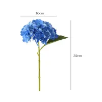Bunga Hydrangea Buatan 3D Feel Latex Film Hydrangea Real Touch untuk Dekorasi Rumah, Buket Pengantin, dan Pesta Pernikahan