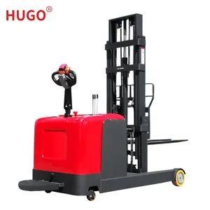 1200/1500/2000kg AC động cơ điện xe nâng Stacker Battery Powered đạt xe nâng