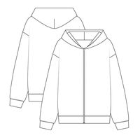 Sweat à capuche zippé en molleton français 100% coton à épaules tombantes avec impression personnalisée, broderie de patch lourde, sweat ample Y2K pour hommes