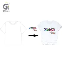 Women's Custom Logo Design Print Sports T-shirt, Zumba Wear
