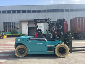 Chariot élévateur à batterie au lithium de 10 tonnes avec contrôleur électrique importé et fourches à déplacement latéral - Product Image 3