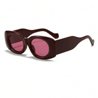 Gafas de Sol Retro de Moda Urbana con Combinación de Colores de Alta Gama, Montura Cuadrada Completa, Protección UV400, Versátiles para Mujer
