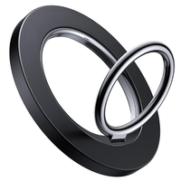 Support de téléphone magnétique pliable ultra-fin, anneau de maintien invisible pour les téléphones mobiles