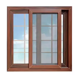 LongTai Factory Sliding Caravan Window Screen Horizontal Sliding Sash Windows Aluminum China up Down Aluminum Alloy