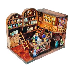 Magic Store Poppenhuis 3D Houten Puzzel, CE-gecertificeerd Milieuvriendelijk Miniatuur Bouwboek Hoekhuis Decoratie DIY - Product Image 4