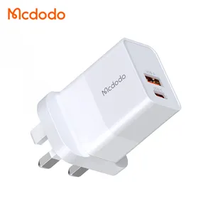 UK Charger Fast Charging 20W Dual-Port Wall Charger Plug PD/QC3.0 USB C Power Adapter Phone Fast Charger for iPhone ipad airpod