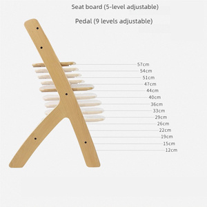 Chaise haute évolutive 3-en-1 en bois pour enfants, idéale pour l'alimentation et les repas à la maison – Vente en gros usine - Product Image 4