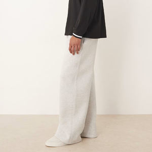 Nuovi <span class=keywords><strong>Pantaloni</strong></span> da Uomo Personalizzati all'Ingrosso, Jogger Super <span class=keywords><strong>Larghi</strong></span> in Tessuto Stile Scuba Grigio, <span class=keywords><strong>Pantaloni</strong></span> Sportivi per Uomo - Product Image 4