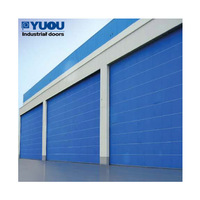 Porte industrielle automatique en PVC, porte de hangar de grande taille, porte de hangar pour avions, porte de hangar pour hélicoptères, prix compétitif