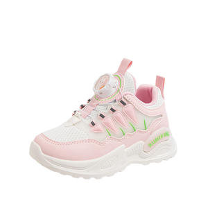 Chaussures de sport pour enfants printemps-automne 2025, chaussures de course pour garçons, chaussures décontractées pour filles, semelle souple respirante en maille, chaussures de papa artificielles - Product Image 6