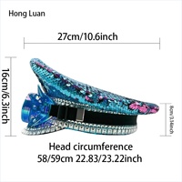 Vente en gros, MOQ 3 : Lunettes à paillettes et strass style Steampunk Burning Man, Casquettes et Chapeaux pour festivals, soirées, usage décontracté, extérieur et costumes de cosplay