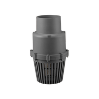 Vanne de fond de tuyau en PVC-FT SCH 80 CPVC DN50 pour température normale, à union simple NPT BSPT, pour système de tuyauterie automatique/manuel