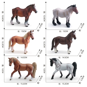 Modelo de Caballo de Simulación de Animales Salvajes para Niños, Réplica Holandesa del Caballo Tennessee Walker, Juguete Decorativo - Product Image 4