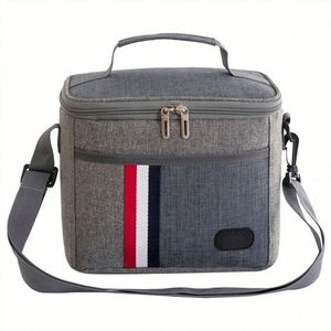 Large Capacity Lunch Bag Lightweight Portable Insulated Lunch <b>Box</b> <b>Soft</b> Tote Bag for Adults Men and Women Cooler Bag - Product Image 2