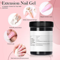BORN PRETTY-Gel d'Extension d'Ongles en 12 Couleurs Gelées Sans HEMA, Constructeur de Gel Acrylique à Faible Chaleur, 1kg, en Vrac
