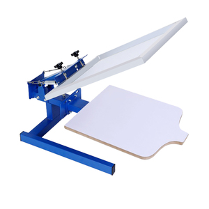 DELIOU Press DIY T-Shirt Printing Machine New Small Manual Silk Screen Printer With 1 Color 1 Station Silk Screen