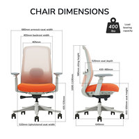 Nouvelle chaise de bureau ergonomique 6D en maille, pivotante, inclinable, pour étude et direction, chaise d'ordinateur de qualité supérieure, vente en gros