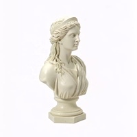 Buste en résine artistique fait à la main, décoration de la maison élégante, statue personnalisée pour le salon, idée de cadeau unique