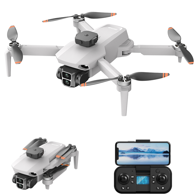 Top Selling Wholesale Toys L106 MAX 4K Camera Double Camera GPS Drone Brushless Motor Optical Flow Positioning Foldable Design
