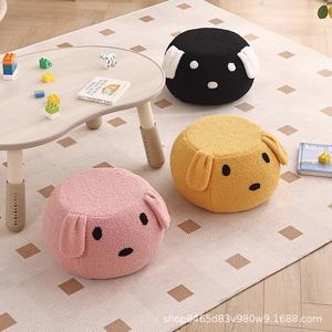 Cartoon Dog Shape <b>Stool</b> For Kids And Adults Soft Cushion Seat Living Room Bedroom Entryway Chair - Product Image 4