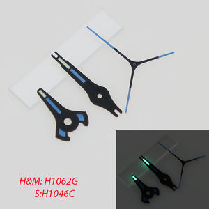 <span class=keywords><strong>Mods</strong></span> luminosos súper verdes de diseño de avión aptos para NH34 NH35 NH36 movimiento reloj manos reloj de pulsera piezas - Product Image 2