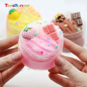 Hot Sale DIY Thousand Silk Mud Solid Monochrome Snowflake Clay Plastic Colorful Changing Fluffy Playdough <b>Slime</b> - Product Image 2