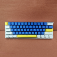 Clavier mécanique filaire USB HX-JX05 classique blanc 61 touches 60 % avec effets d'éclairage LED pour usage professionnel (vente en gros)