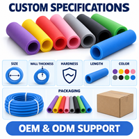 Tuyau en silicone coloré sur mesure OEM, à paroi épaisse, flexible et creux, pour la protection des équipements industriels, des appareils et des composants