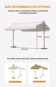 <span class=keywords><strong>Toldo</strong></span> Doble Deslizante Plegable de <span class=keywords><strong>Lona</strong></span> y Aleación de Aluminio <span class=keywords><strong>para</strong></span> Exteriores, Moderno, Independiente, <span class=keywords><strong>para</strong></span> Balcón o Terraza - Product Image 3