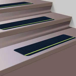 Ruban de sécurité réfléchissant jaune en PEVA pour les marches d'urgence des usines et les quais de chargement avec conception imperméable - Product Image 4