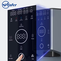 Machine à glaçons de comptoir Wosfer avec purificateur d'eau RO, fonction de chauffage et de refroidissement, idéale pour le bureau et la maison
