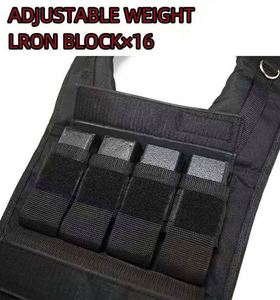 Gilet lesté multifonctionnel pour sports de plein air, course à pied et fitness, réglable, pour entraînement de force, sac résistant à l'usure - Product Image 6