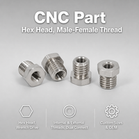 Pièces tournées CNC en acier inoxydable, pièces usinées CNC, pièces de buse CNC, vente en gros de pièces CNC, finition anodisée