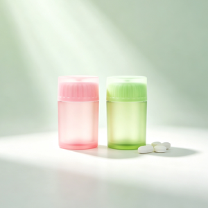 ขวดแคปซูลขนาดเล็กดีไซน์หรูหราพร้อมฝาปิดรูปดอกไม้ 50 ซีซี - Product Image 3
