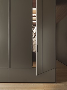Artisan Italian Minimalist Style Luxury <strong>Big</strong> Clothes Wardrobe <strong>Closet</strong> Master Bedroom Home Furniture Solution - Product Image 3