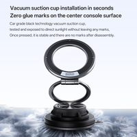 Support magnétique de téléphone pour voiture en gros avec base à ventouse 360° °   Support de téléphone portable rotatif en alliage de zinc pour bureau à domicile
