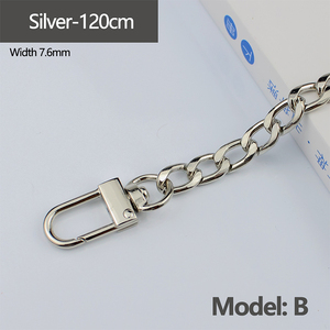 Small Wholesale 100-120CM Classic Replacement Chain Chic Metal Purse Chain <strong>Strap</strong> <strong>Shoulder</strong> <strong>Strap</strong> for Purse Handbags DIY Crafts - Product Image 5
