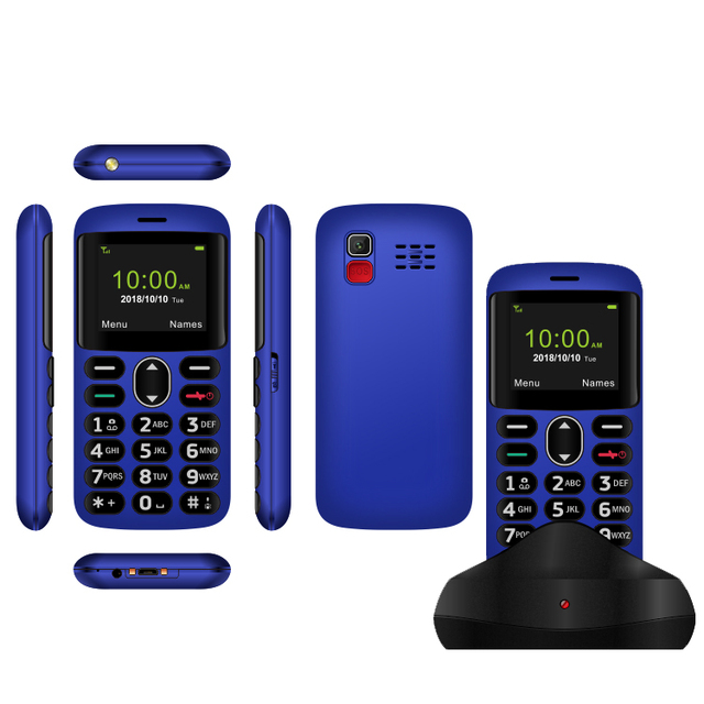 Big Button Elderly Mobile Phones with Sos for Seniors Emergency Keypad Cell Phone China Old Man Simple Senior Mobile Phone