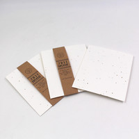 Vente en gros enveloppe d'emballage personnalisée 100% enveloppes en papier de semences biodégradables recyclables