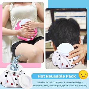 4-Piece Reusable <b>Ice</b> <b>Packs</b> & Hot Water <b>Bags</b> Pain Relief for Body Use Leak-Free Elastic Breathable (Stylish Design) - Product Image 6