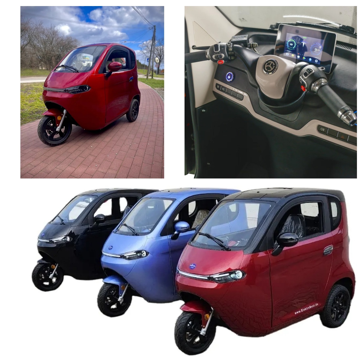 2024 XIANGYUANミニEV新しい電気自動車完全密閉型電動三輪車